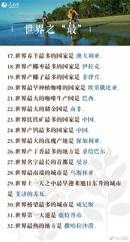 2019年公務(wù)員考試100道地理常識(shí)題，收藏！